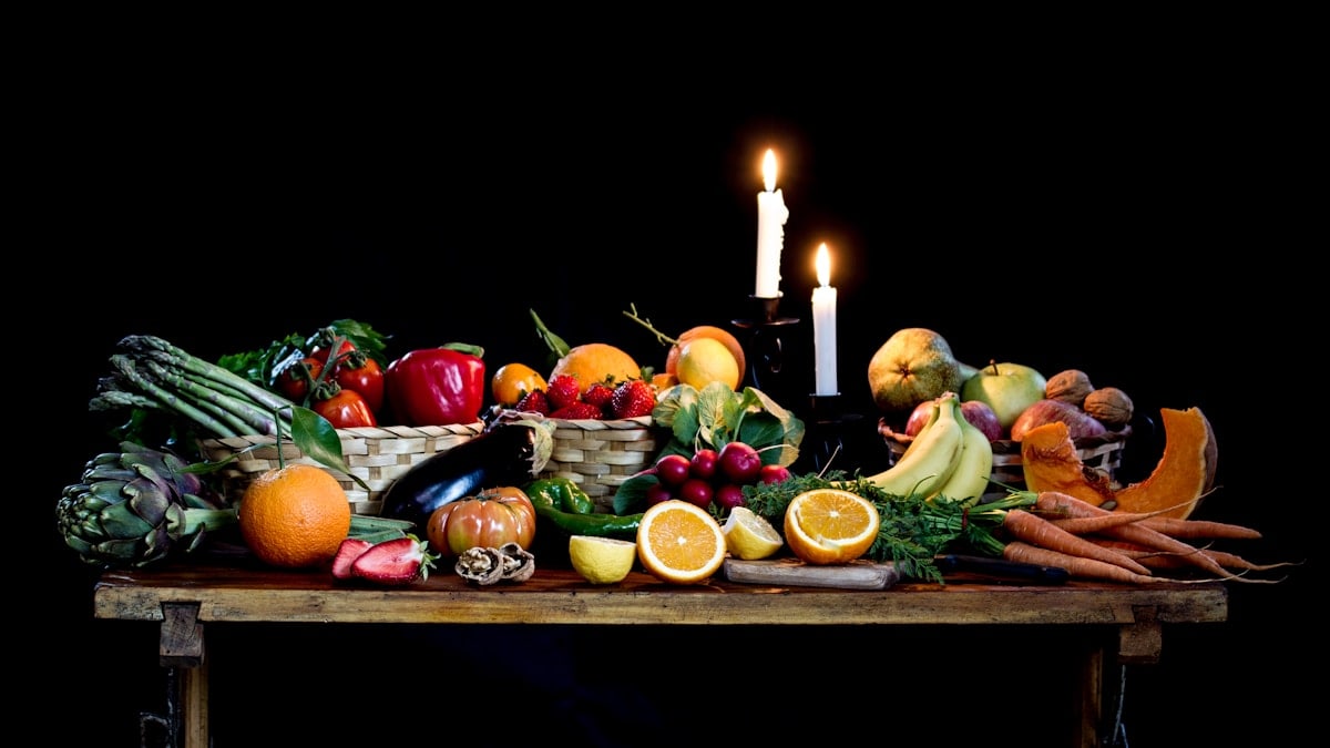 fruit and vegetable composition